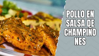 POLLO EN SALSA DE CHAMPIÑONES [upl. by Wilda]