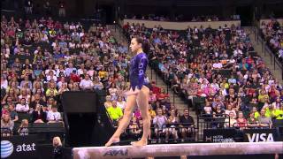 Jordyn Wieber  Balance Beam  2011 Visa Championships  Women  Day 2 [upl. by Natloz355]