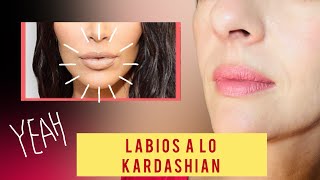 Tutorial definitivo de labios voluptuosos labios a lo Kardashian [upl. by Conlen]