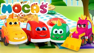 Sing with Mocas The Apples amp Bananas song for kids All the best nursery rhymes for kids [upl. by Nanni587]