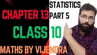 chapter 13 class 10  part 5  maths by Vijendra sir  questions based on assumed mean method [upl. by Marienthal]