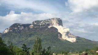 DRONE PROCESS  En direct  Éboulement du Mont Granier le 7 mai 2016 [upl. by Faubert]