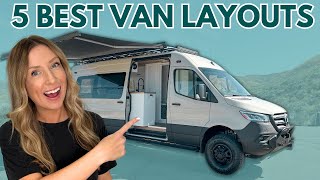 5 BEST VAN LAYOUTS must watch before van life [upl. by Ttocs]