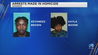 Two suspects in custody after homicide in Ahoskie [upl. by Epuladaug]