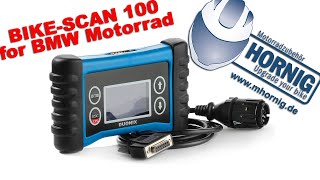 BikeScan 100 Professional Diagnosegerät für BMW Motorräder by HORNIG [upl. by Aneis]