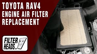 How to Replace Engine Air Filter 2021 Toyota RAV4 Hybrid L4 25L  TA11479 AF11479 [upl. by Linnea]