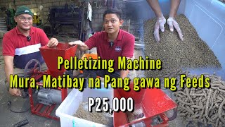 Pelletizing Machine  P25k  Mura at Matibay na PangGawa ng Feeds [upl. by Llennor]