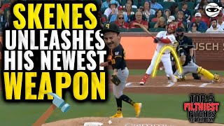 Paul Skenes shows off his NEWEST Weapon mlb [upl. by Odrick624]