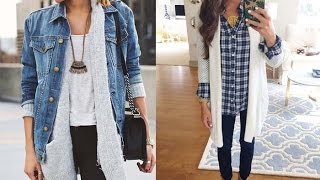 20 Style Tips On How To Wear Long Cardigans This Winter [upl. by Helm]