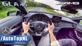 2018 Mercedes AMG GLA 45 381HP POV Test Drive by AutoTopNL [upl. by Nelly]