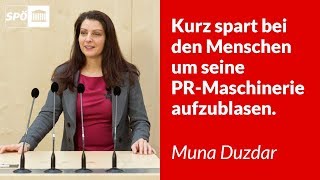 Kurz spart bei den Menschen um seine PRMaschinerie aufzublasen  Muna Duzdar [upl. by Dunning]