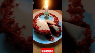 Red Velvet Cake ♥️  Sponge Cake  Easy Cake Recipe shorts love [upl. by Kamerman]