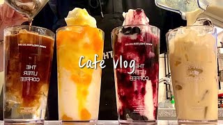 Sub🍫🥢빼빼로데이는 그저 11월 11일뿐🥢🍫  cafe vlog  카페 브이로그  asmr  더리터 [upl. by Adnuahsal]