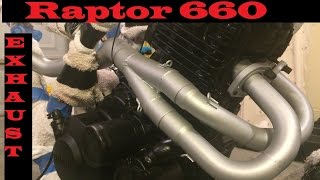 Yamaha Raptor 660 Exhaust System Painting [upl. by Belamy]