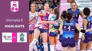 Novara  Firenze  Highlights  9 Giornata Campionato 2324  Lega Volley Femminile [upl. by Anerual]