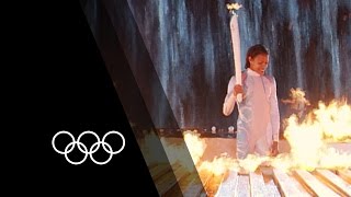 The History of the Olympic Flame  90 Seconds Of The Olympics [upl. by Onitnatsnoc108]