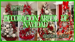 DECORACIONES DE ARBOL DE NAVIDAD PARA ESTE 2024 IDEAS ➕ CHRISTMAS DECOR IDEAS [upl. by Schrick821]