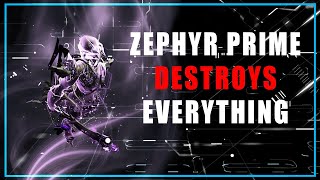 Zephyr Prime build  Easy to make  No archon shards [upl. by Edie]