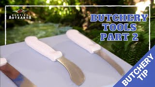 Butchery Tools  Hunting Aotearoa Tip Part 2 [upl. by Airretnahs]