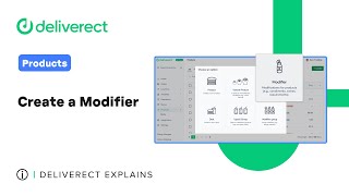 Products  Create a Modifier  Deliverect Explains [upl. by Eila]