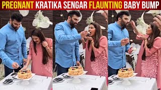 2nd Time Pregnant Kratika Sengar Celebrates Marriage Anniversary With Husband Nikitin Dheer [upl. by Ingraham]