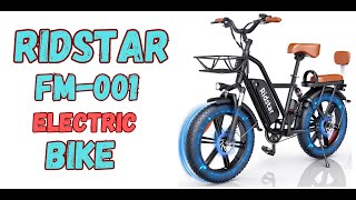 Ridstar FM001 Electric Bicycle For Adult [upl. by Yllak]