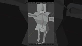 How to Create an Armature in Blender 3d 3danimation animation blender3d shorts [upl. by Melodee]