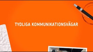 Tydliga kommunikationsvägar [upl. by Paehpos]