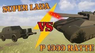 Super Lada Vs Super P1000 Ratte  Sprocket [upl. by Iak772]