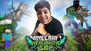 Minecraft Survival SMP GameplayHeroBrine SMP [upl. by Aivekal]