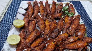 mandeli Machi fry recipe subscribe afreenrecipevolgs cookinchannelsupport channel fishfry [upl. by Napra]