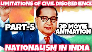 LIMITATIONS OF CIVIL DISOBEDIENCE MOVEMENTPOONA PACTNATIONALISM IN INDIAPART5ANIMATED VIDEO [upl. by Olimreh237]