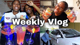 WEEKEND VLOG Rotel Recipe Insane Birthday Night Deep Clean My Dirty Car Health Department Appt [upl. by Ynnej]