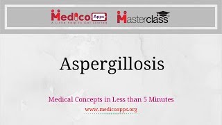 Aspergillosis Medicoapps Masterclass NEET PG DNB AIIMS PG [upl. by Cassi]