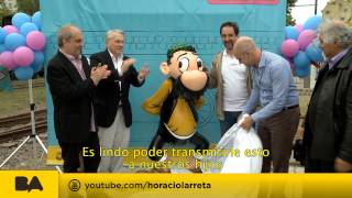 Horacio Rodríguez Larreta  Don Nicola en el Paseo de la Historieta [upl. by Aehc]