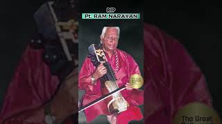 Legendary sarangi player Pandit Ram Narayan dies at 96 [upl. by Aynwad]