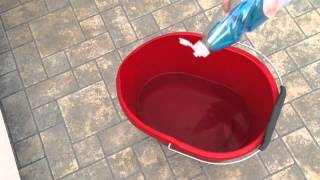 DIY Floor Cleaner For My Vinyl Kitchen Floor [upl. by Aerdnu]