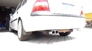 Vectra B 22 c22sel Exhaust Sound [upl. by Drusi]