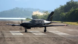 Piper M600SLS Pouso em Angra dos Reis RJ [upl. by Karylin]