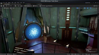 Stargate Atlantis  Unreal Engine 5  Texturing FOCUS TIME [upl. by Kusin]