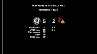 GLEN RIDGE V RIDGEFIELD PARK 100723 [upl. by Frolick]