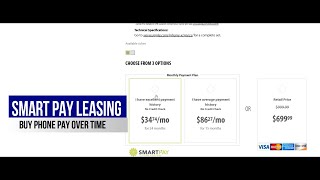 SMARTPAY PHONE LEASE NO CREDIT CHECK FINANCING [upl. by Ylrehs]