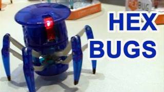 Hex Bugs 2011 Toy Fair Mini RC Robot Preview [upl. by Notyal463]