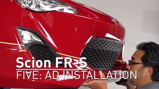 Scion FRS  FIVEAD AERO KIT Installation [upl. by Ecydnak]