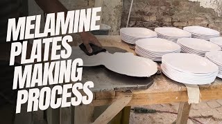 Melamine Plates Making Process  Crafting Elegance  DIY Tutorial [upl. by Yzmar]