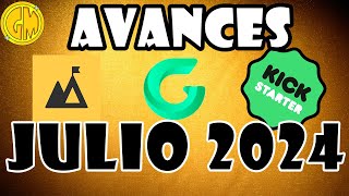 Avances JULIO 2024  Kickstarter Gamefound amp Backerkit [upl. by Vassaux]