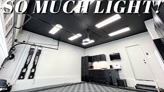 Building My 20x20 Dream Garage Part 9  Obsessed Garage Lights [upl. by Alesram]