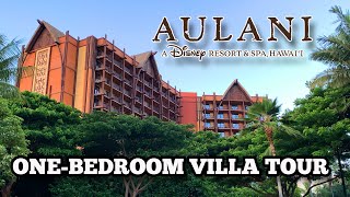 Disney Aulani One Bedroom Villa Tour  Ocean View  Oahu Hawaii [upl. by Heller]