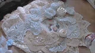 How To Create A Vintage Doily Wall Hanging Tutorial [upl. by Primrosa]