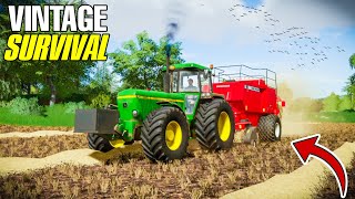 ACTION PACKED VINTAGE FARMING  Vintage Survival  Episode 49 [upl. by Nofets]